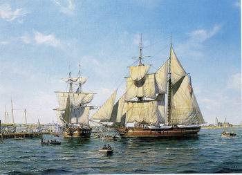 unknow artist Seascape, boats, ships and warships. 112
